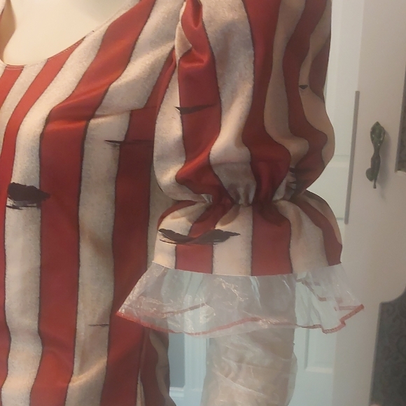 California Costumes Red and White Sadistic Clown Outfit - Picture 7 of 11